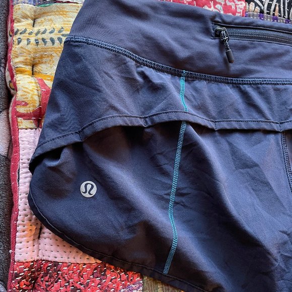 lululemon athletica Pants - Lululemon Speed Short navy blue running shorts